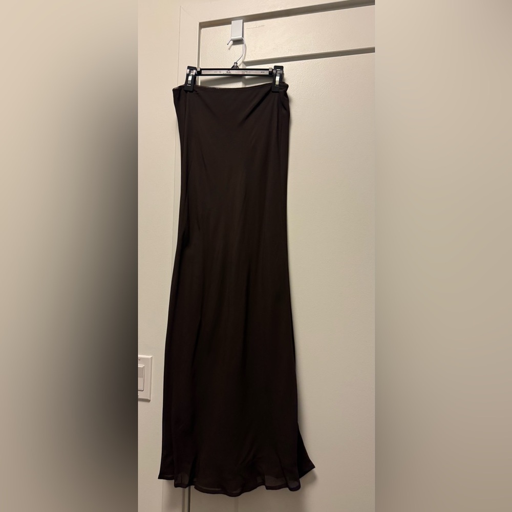 Reformation Brown Layla Skirt - Picture 2 of 3